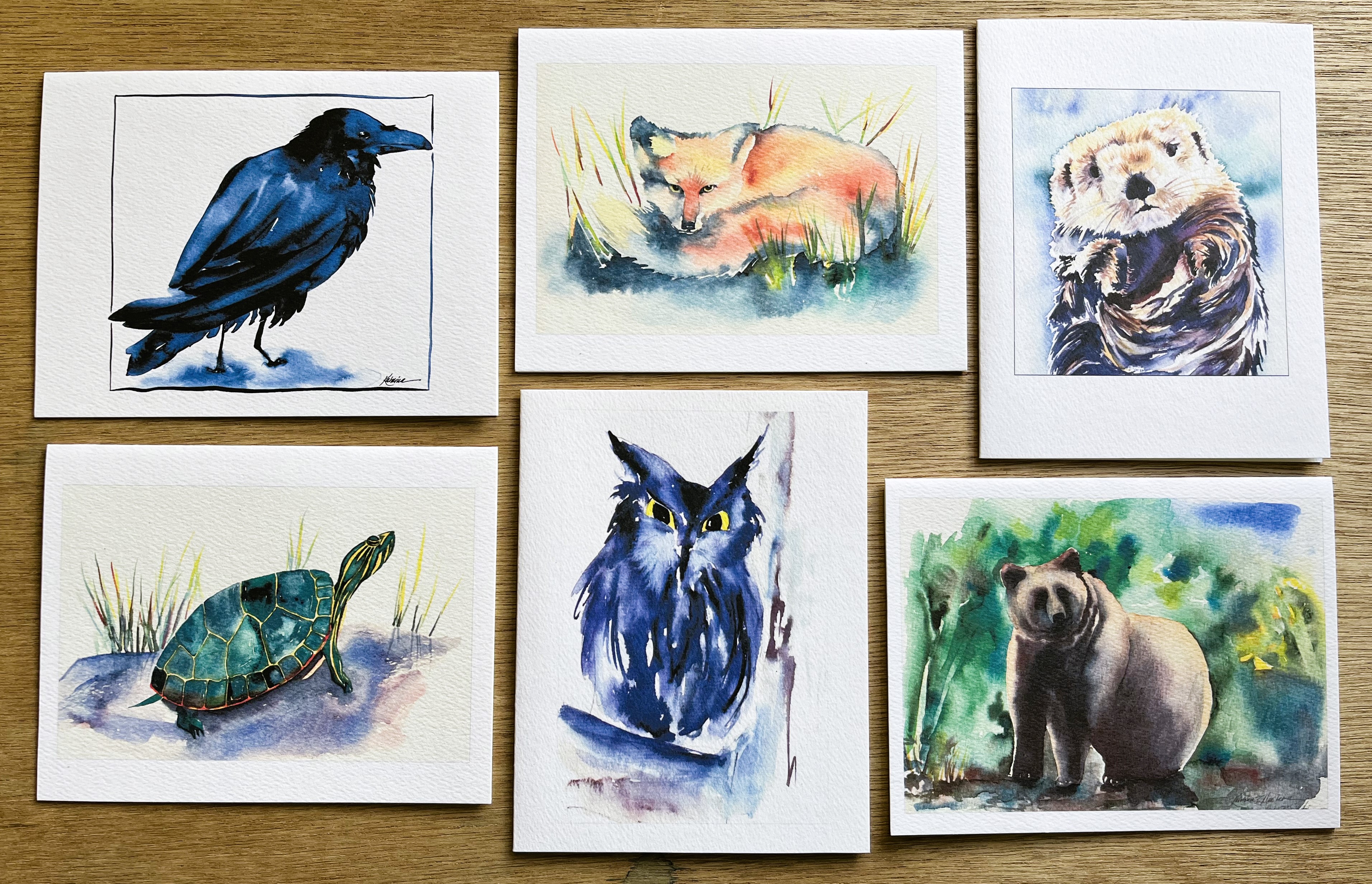 Totem Animal Art Note Card Assortment | Katrina's Cards and Gifts