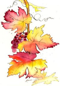 Autumn Grapes
