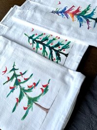 Holiday Trees Kitchen Towels