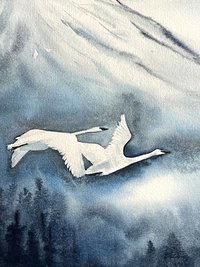 "Tundra Frost":  Original Watercolor Painting