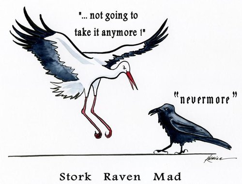 Stork Raven Mad