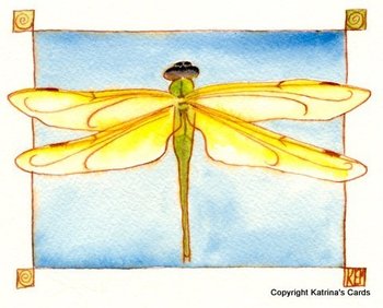 Dragonfly Notecard Gift Set