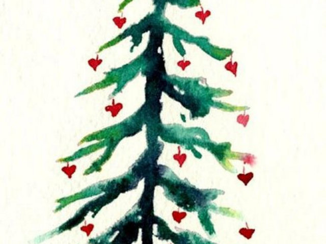 Heart Tree Christmas Card Gift Pack
