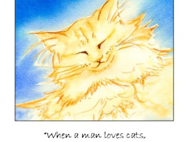 Ginger Dreams Twain quote note card