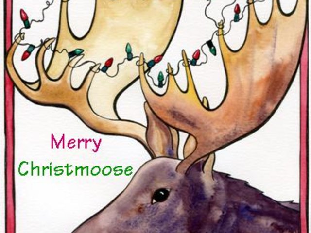 Merry Christmoose