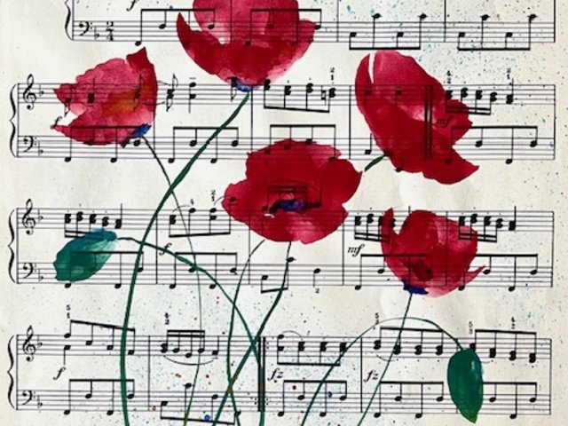 "Poppies Contradanse" fine art reproduction