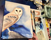 Barn Owl Watercolor Workshop